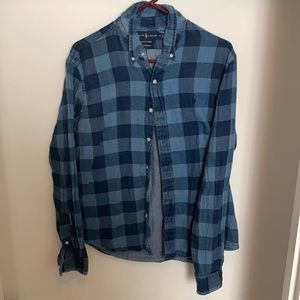 Men’s Ralph Lauren Classic Fit Indigo Button Up